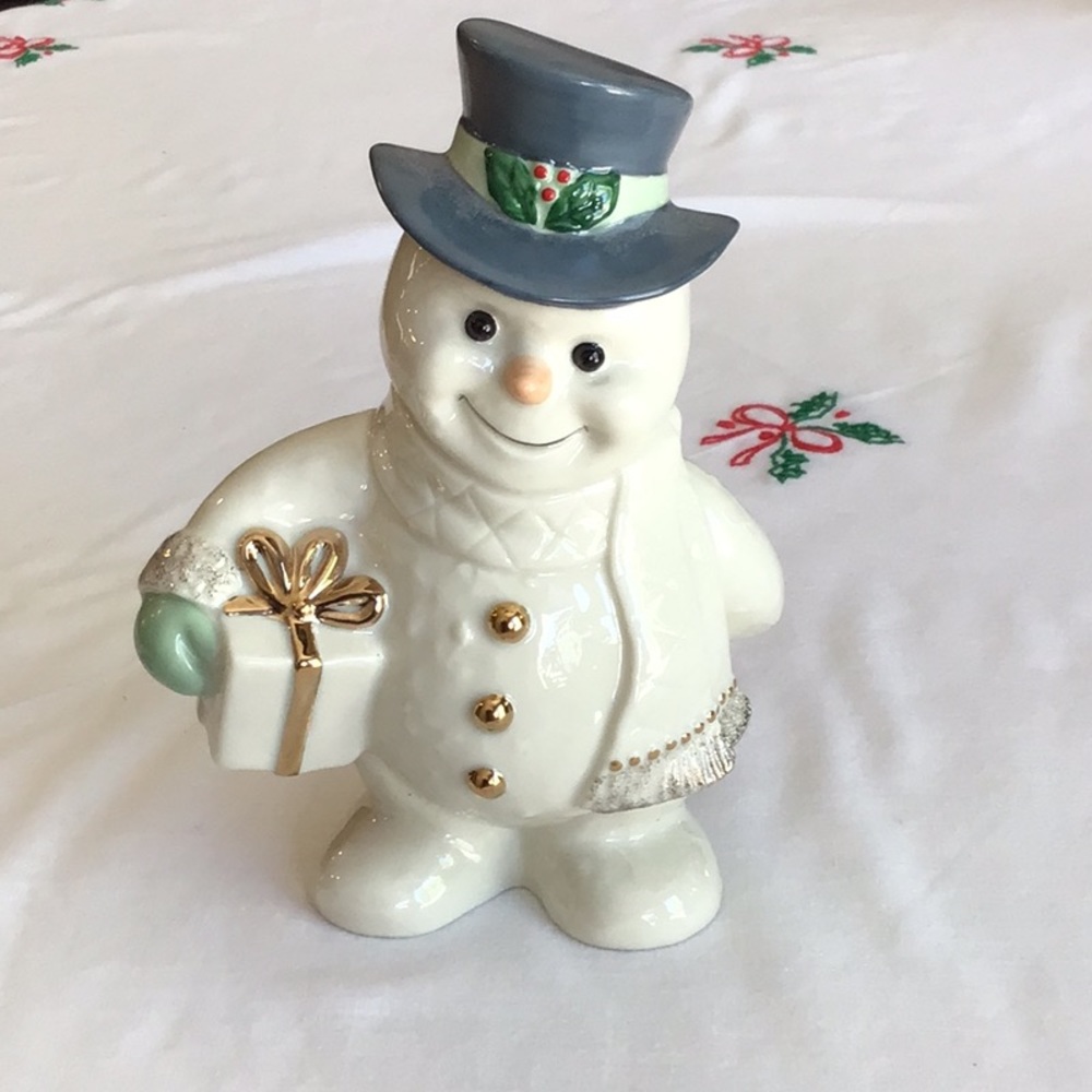 Lenox Snowman Collection.